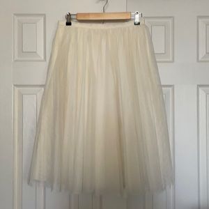 Jenny Yoo Tulle Skirt Ivory Size 8